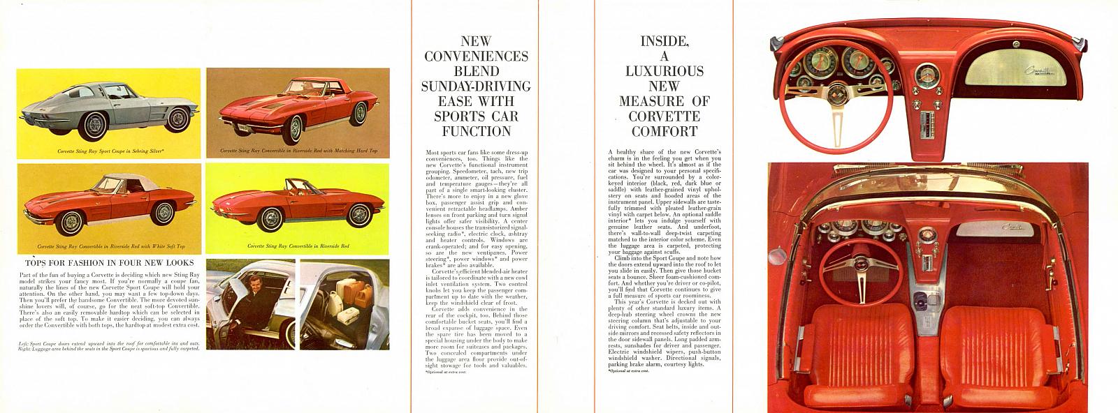 1963 Corvette Sales Brochure